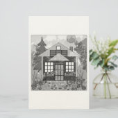 Papeterie Vieux papier (Debout devant)