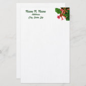 Papeterie Vigne rouge de trompette (Devant / Derrière)