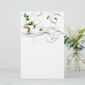 Papeterie Vignes vert jaune (Debout devant)