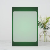 Papeterie Vignette Vert-Noir Grainy (Debout devant)