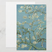 Papeterie Vincent Van Gogh Ammond Blossom Floral Peinture (Devant / Derrière)