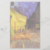 Papeterie Vincent Van Gogh Café Terrasse Au Night Fine Art (Devant)