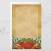 Papeterie vintage à base de légumes (Devant / Derrière)