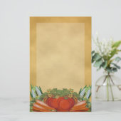 Papeterie vintage à base de légumes (Debout devant)