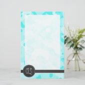 Papeterie Vintage Chalkboard; Camo Celeste; Camouflage (Debout devant)