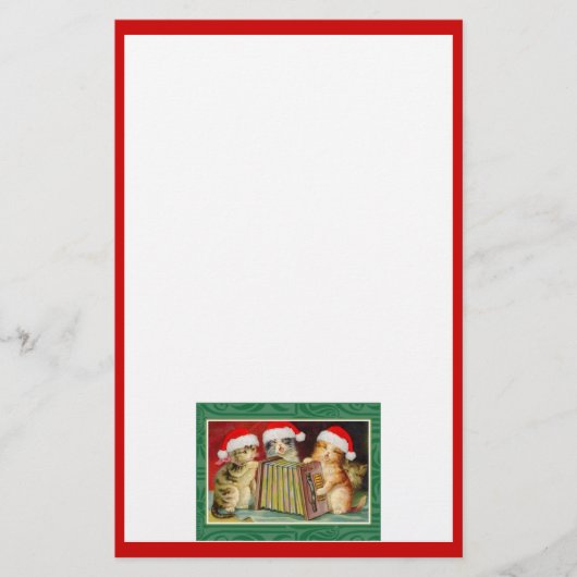 Papeterie Vintage Christmas Cats (Devant)