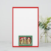 Papeterie Vintage Christmas Cats (Debout devant)