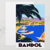 Papeterie Vintage Côte d'Azur (Devant / Derrière)