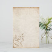 Papeterie vintage de conception florale (Debout devant)