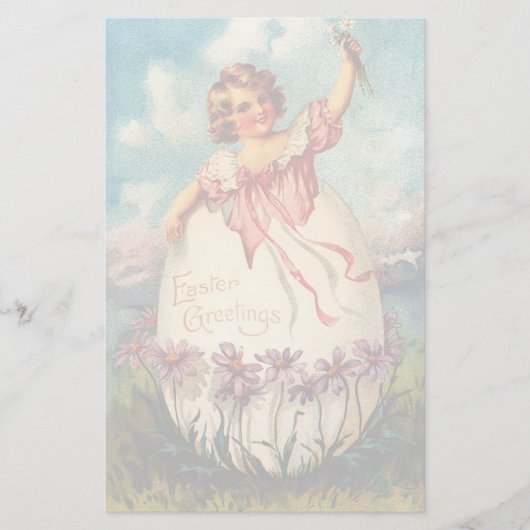 Papeterie vintage de Pâques (Devant)
