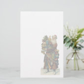 Papeterie vintage de Père Noël (Debout devant)