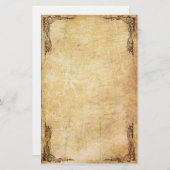 Papeterie vintage de remous (Devant / Derrière)