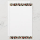 Papeterie vintage Florale (Devant / Derrière)