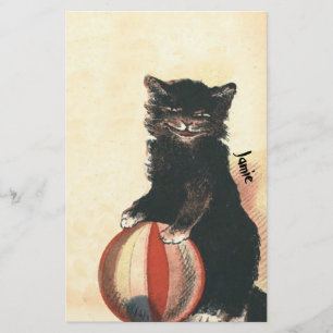 Papeterie Vintage HALLOWEEN Chat noir