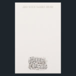 PAPETERIE :  VINTAGE "MERRY CHRISTMAS"<br><div class="desc">PAPETERIE :  VINTAGE "MERRY CHRISTMAS"</div>