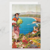 Papeterie Vintage Nice Reine Côte d'Azur (Devant / Derrière)