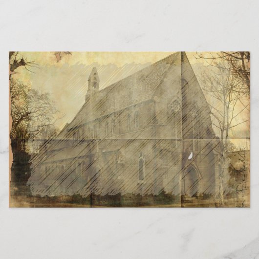 Papeterie Vintage Old House (Devant)