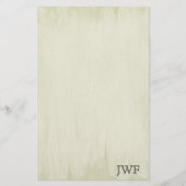 Papeterie Vintage Parchemin Look Grunge Texogramme (Devant)