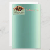 papeterie vintage pour oiseaux nicheurs (Devant / Derrière)