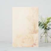 Papeterie Vintage Romantic Faded Rose Parchemin (Debout devant)