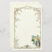 Papeterie Vintage Vierge Marie Religieuse Catholique (Devant / Derrière)