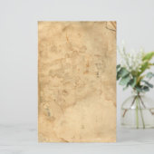 Papeterie Vintage Vieux Tea Tenu Stationnaire (Debout devant)