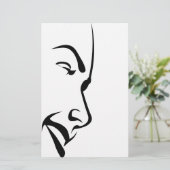 Papeterie Visage d'une femme (Debout devant)