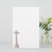 Papeterie Visage mignon de girafe (Debout devant)