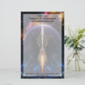 Papeterie Vision De L'Art Fractal De Vol (Debout devant)