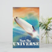Papeterie Visitez l'art spatial de l'Univers. (Debout devant)