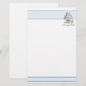 Papeterie Voile stationnaire, personnalisable (Devant / Derrière)