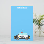 Papeterie Voiture de police classique avec la sirène pour (Debout devant)