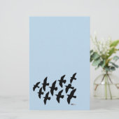 Papeterie Vol de pigeons (Debout devant)