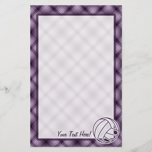 Papeterie Volleyball pourpre (Devant)