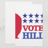 Papeterie vote pour hillary (Devant / Derrière)