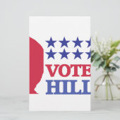 Papeterie vote pour hillary (Debout devant)