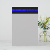 Papeterie Votre nom dans le service de police de la Ligne Bl (Debout devant)