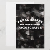 Papeterie Votre texte ou votre conception ici - Créez une pe (Devant / Derrière)