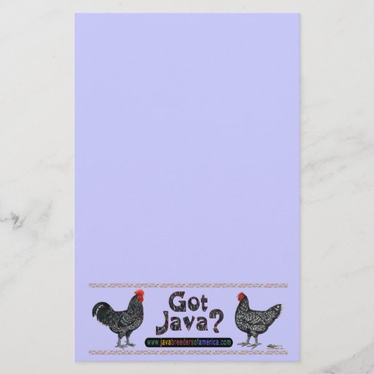 Papeterie Vous avez Java ? (Devant)