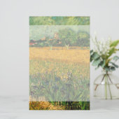 Papeterie Vue d'Arles avec Irises par Vincent van Gogh (Debout devant)