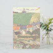 Papeterie Vue d'Auvers Vincent van Gogh. (Debout devant)