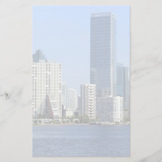 Papeterie Vue d'horizon de Miami (Devant)
