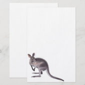 Papeterie Wallaby australienne (Devant / Derrière)