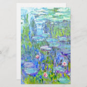 Papeterie water-lilies-38 (Devant / Derrière)