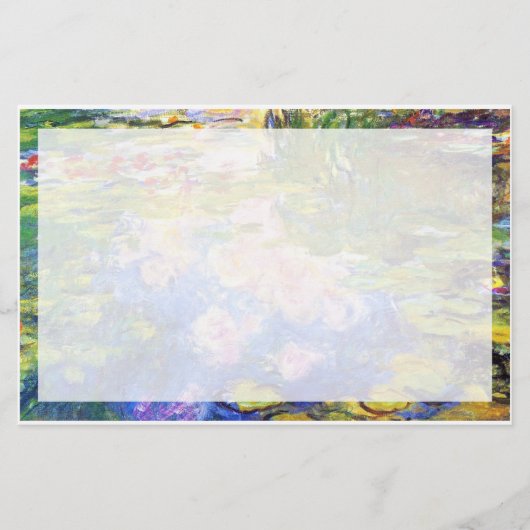 Papeterie Water Lily Pond Claude Monet PEINTURE D'ART FINE (Devant)