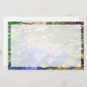 Papeterie Water Lily Pond Claude Monet PEINTURE D'ART FINE (Devant / Derrière)