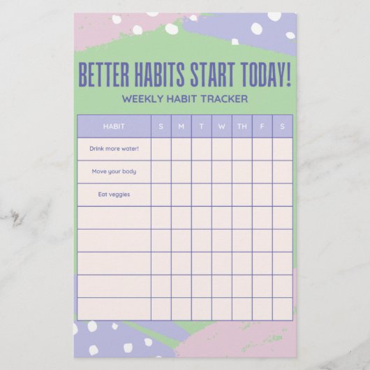 Papeterie Weekly Tracker (Devant)