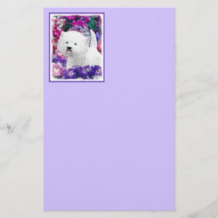 Papeterie West Highland White Terrier Peinture Chien Art