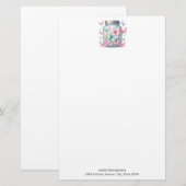 Papeterie Whimsical Butterflies in a Jar (Devant / Derrière)