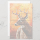 Papeterie Whitetail Deer (Devant / Derrière)